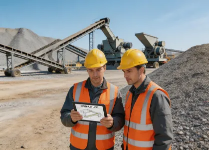 Aggregate site layout review